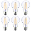 Energetic Dimmable LED Filament Light Bulbs, 8W, 60 Watt Equivalent,