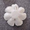 ALYCASO 6 PCS/Set Ceramic Flower Wall Décor Artificial 3D Flower