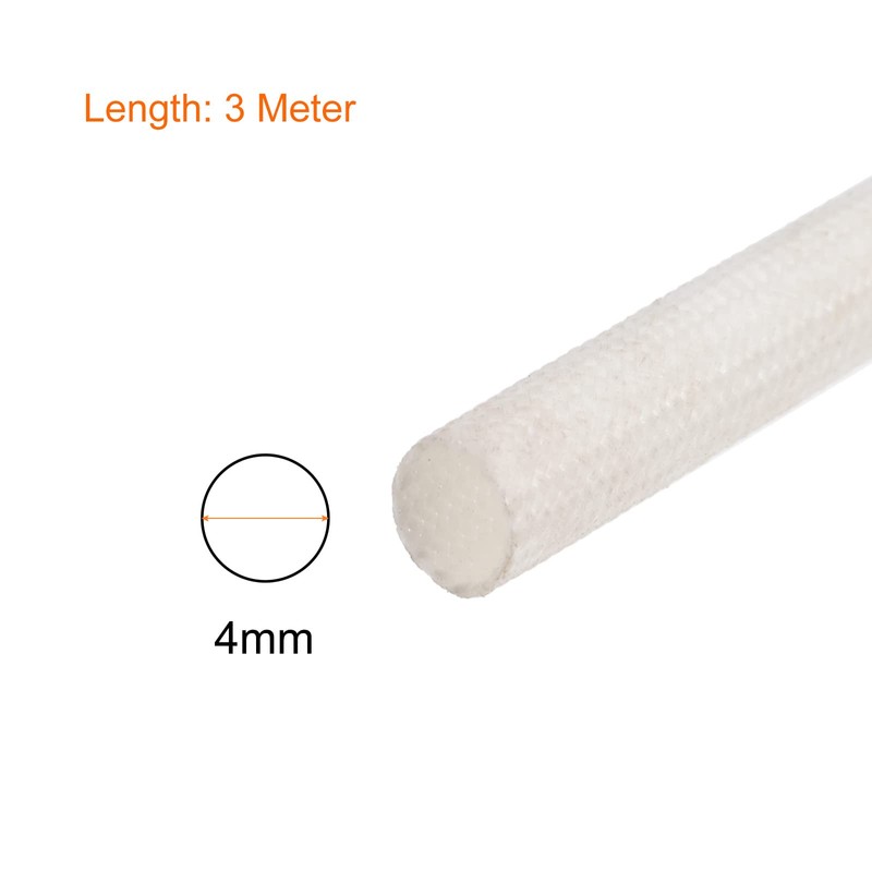 Rebower Fibreglass Sleeve Insulated Cable Protection Tube - 9.8 Ft-4