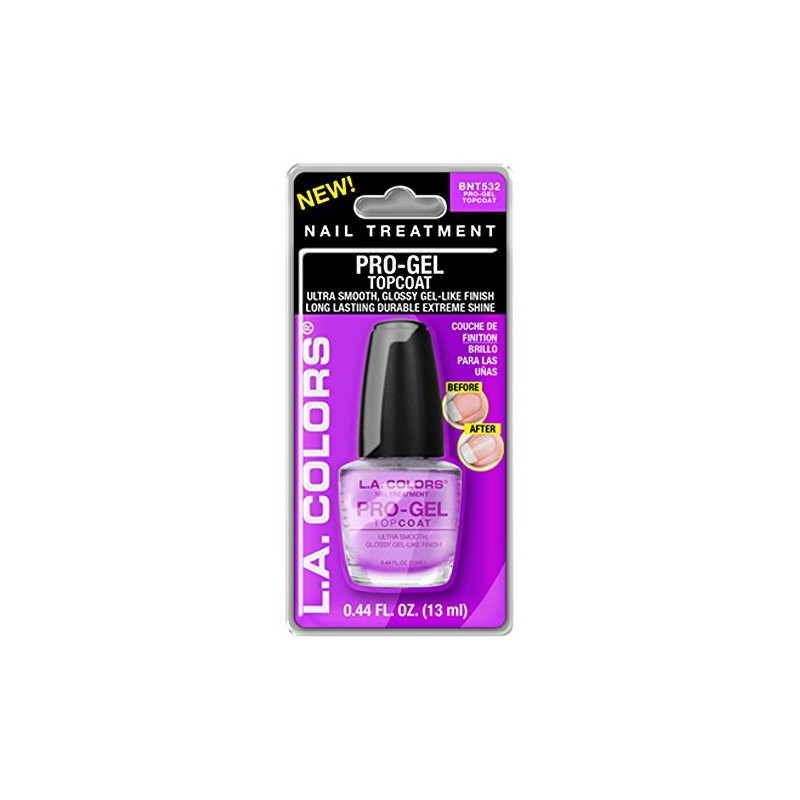 L.A. COLORS Pro Gel Top Coat Treatment, CBNT532D