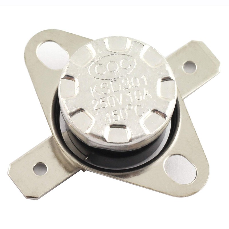 RuiLing 5-Pack KSD301 150 Degrees Centigrade Thermostat Thermal Control Switch