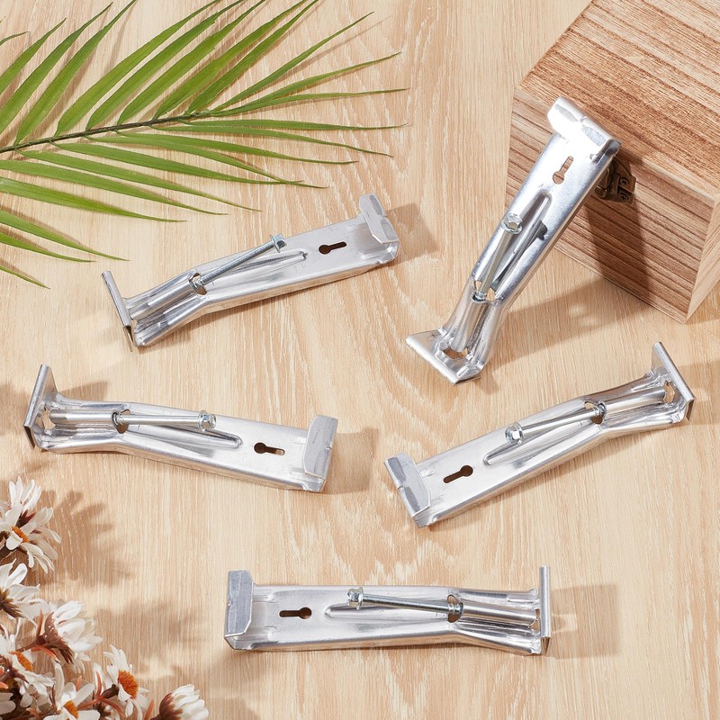NICENEEDED 10PCS 5 Inch Gutter Hangers, Hidden Gutter Brackets Clips