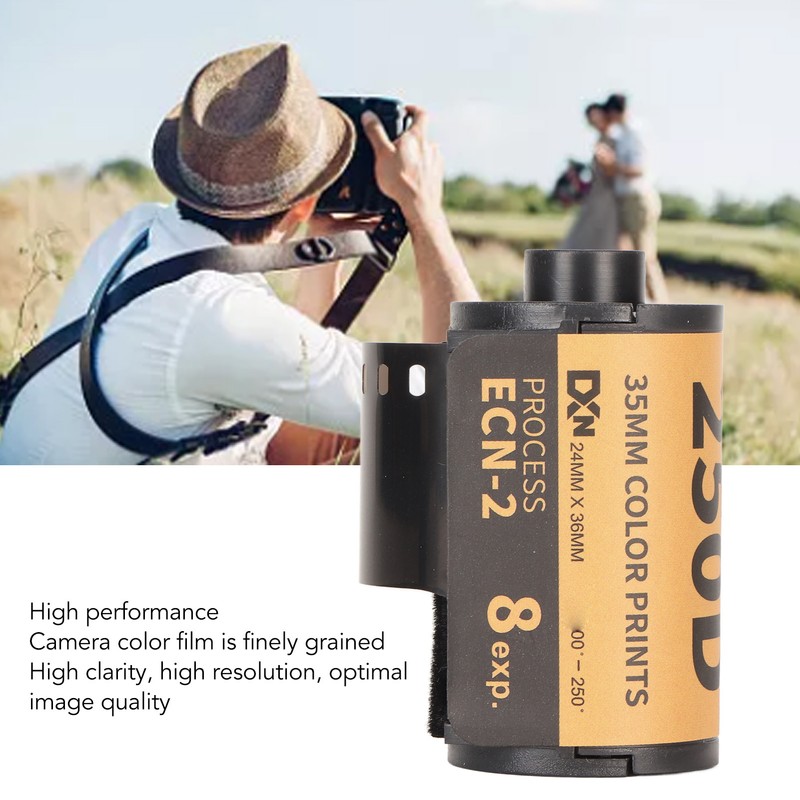 8 Sheet 35mm Color Print Film Waterproof HD Camera Color