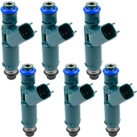 Fuel Injectors Set of 6 Compatible with Mazda 6 2003-2008, MPV 2002-2006, 3.0L, Compatible with Ford Mondeo 2.5L 2001-2007, Replace FJ826 AJ5113250