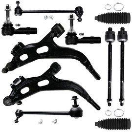 ASAPE 10 Pcs Suspension Kit - Fit 2005-2007 for Mercury Montego 2005-2007 for Ford Five Hundred, Include - Front Lower Control Arm and Ball Joint Outer Inner Tie Rod End w/Boot Sway Bar Link