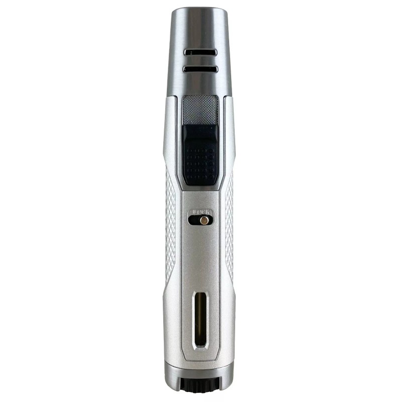 2 Pack Double V Torch Jet Flame Refillable Butane Adjustable