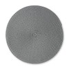 Continenta Braided Placemat, Dark Grey, Diameter 38 cm, 1 Piece,