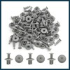 TUCKBOLD 50Pcs Plastic Push Pin Bumper Fender Rivets Expansion Screws