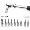 Flytuo 1/4 Inch Drive Click Torque Wrench Set, 2 to