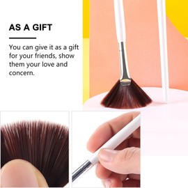 Baluue 3sets Makeup Brush Tool Mask Applicator Brush Clay Face Mask Reusable 2pcs*3