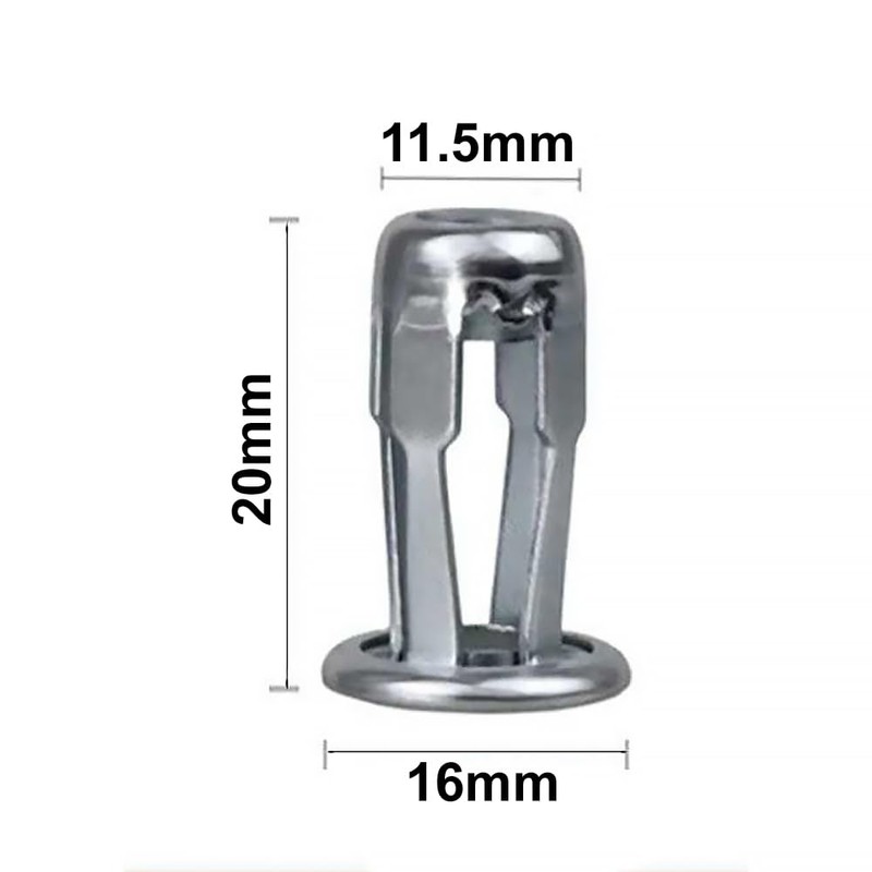 10 pcs TJUS06 Stainless Steel Blind Jack Nut – M6