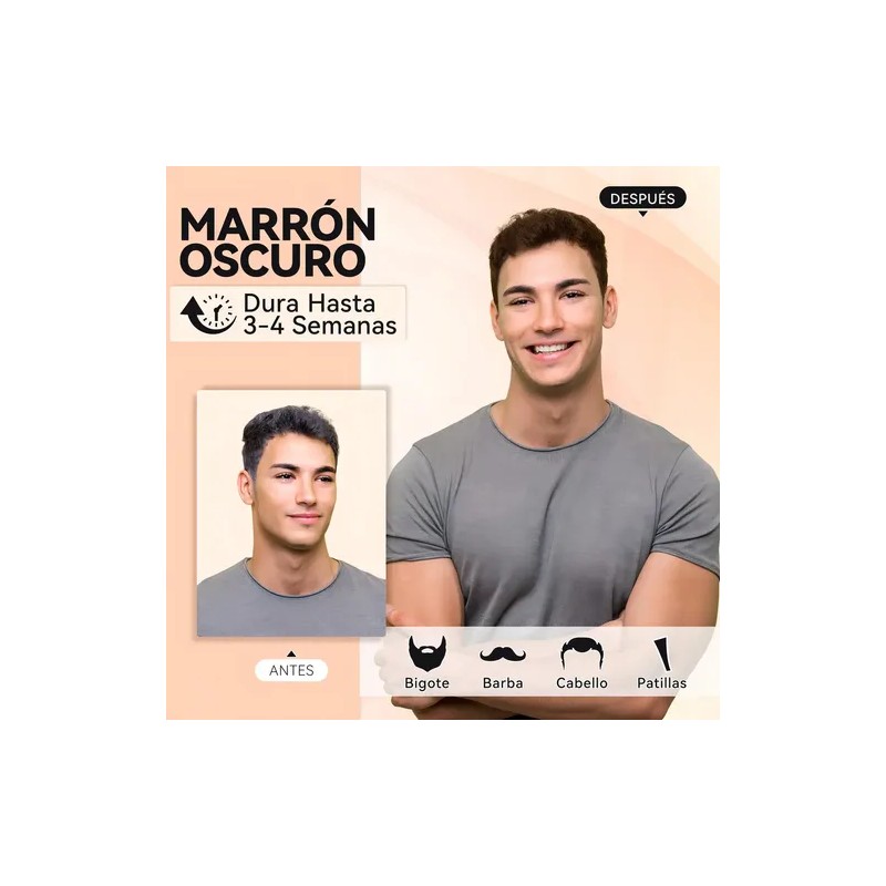 Kaisasa Champú Para Tinte De Cabello marrón oscuro 3 En