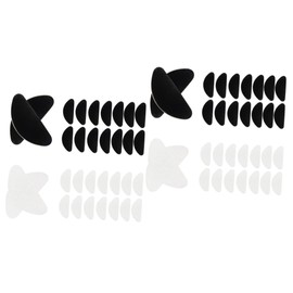 Minkissy 2sets Comfy and Sturdy Glasses Nose Pads from Silica Material Anti-skid Nose Pads for Sports and Everyday Wear 16pairs*2