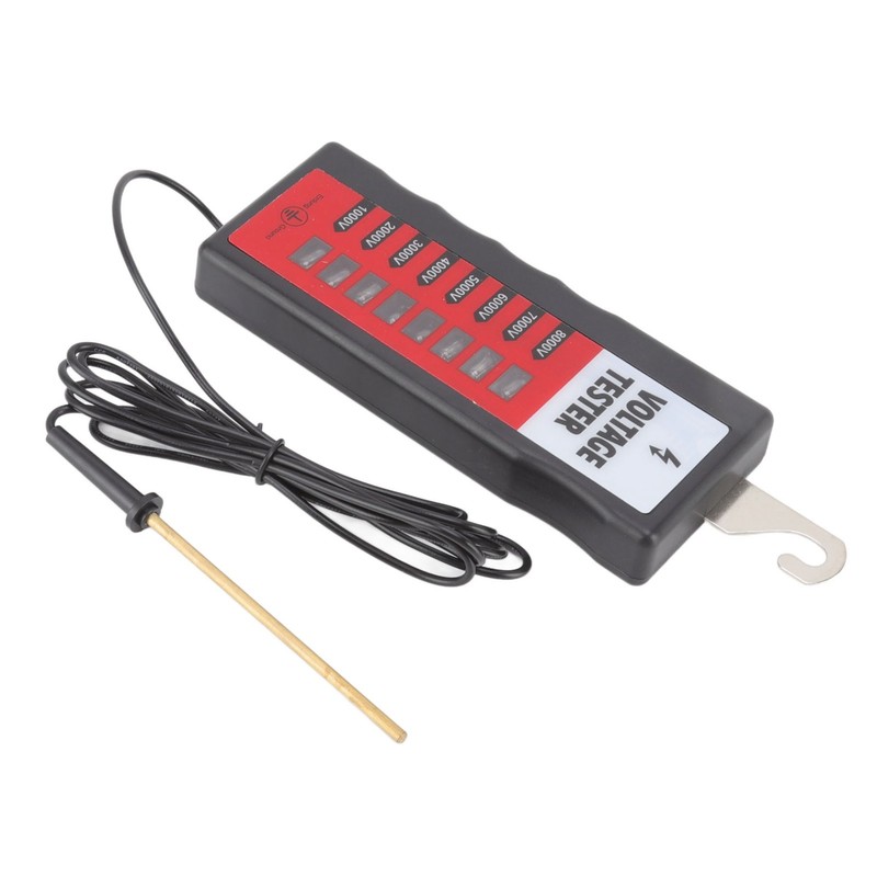 Electric Fence Tester LCD Screen Voltage Meter 10KV Portable Tool
