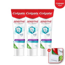 USA Bad Breath, Gums, Cavities, Sensitive Teeth Fluoride Toothpaste Sensitive Complete 110g x 3 Packs + Toothpaste Squeezer / 미국 입냄새 잇몸 충치 시린이 불소치약 센서티브 컴플리트 110gx3개+치약짜개