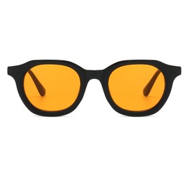 YAMEIZE Retro Round Sunglasses for Women Men Vintage Trendy Small Sunglasses Round Classic Fashion UV400 Protection