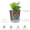 Homeuouz Set of 3 Self Watering Pots - 6 Inch