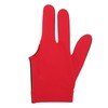 Left Hand Billiard Gloves Polyurethane Fiber Average Size Three Fingers
