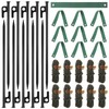 WOPPLXY 30 Pcs Tree Stakes and Supports, Heavy Duty Tree