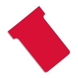 Nobo A50 T-Cards - Red (Pack of 100)