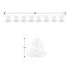 Tissue Bell Streamer (white) Party Accessory (1 count) (1/Pkg)
