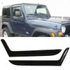 Window Visor Compatible With 1997-2006 Jeep Wrangler | Slim Style