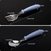 Baby Fork and Spoon 3 Set,Toddler Utensils Spoons Forks Tableware