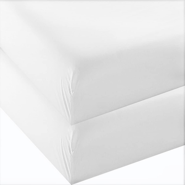 4U'LIFE 2-Pack Fitted Sheets,Prime 1800 Series, Ultra Soft & Comfortable,