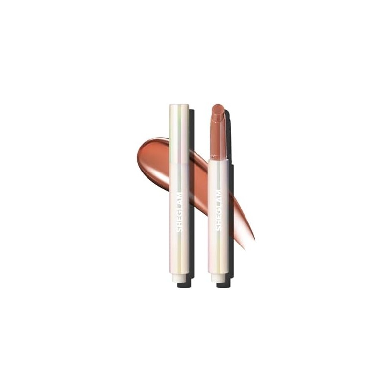 SHEGLAM PoutPerfect Brillo labial sólido hidratante, barra de labios no