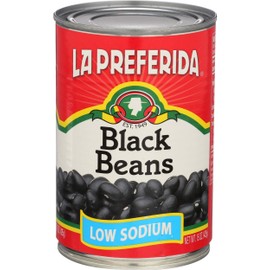 La Preferida Black Beans, Low Sodium, 15 oz (Pack of 1)