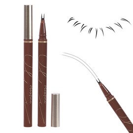 Double-Tip Lower Eyelash Pen,Balck Lower Lash Pen Double Tip Lower Eyelash Pencil,Multipurpose Eyelash Mascara,Clump-Free,Long Lasting, Waterproof & Smudge-Proof,Precise Natural Liquid Eyeliner