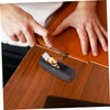 SHINEOFI Ebony Leather Planer Mini Hand Planer for Splitting Crafting