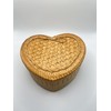 MIracle Thai Enterprises Heart Shaped Bamboo Basket for Sticky Rice