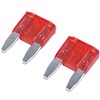 Aswalling 60PCS 10A 10A Auto Mini Blade Fuses Red for