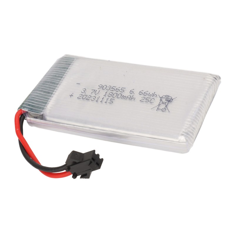 3.7V 1800mAh Rechargeable Lithium Battery For JJRC A6 H68 RC
