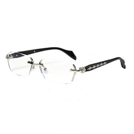 88flix Korean Glasses, Blue Light Cut, Lightweight, Small Face, For PC Use, Stylish, PC Glasses