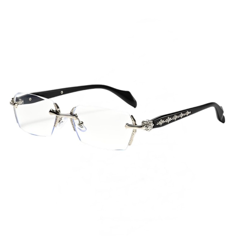 88flix Korean Glasses, Blue Light Cut, Lightweight, Small Face, For