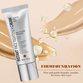 2 St Make Up Primer Gesicht, Face Blurring Primer, Instant Face Tightener No-filter Primer, Skin Tightener Primer, Farbkorrigierender Primer für das Gesicht, Color Correcting Cream für Alle Hauttypen