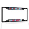 Fastasticdeals Metal Insert License Plate Frame Eat Beef Funny Weatherproof