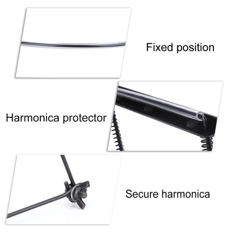 10 Hole Enjoyment Harmonica Neck Holder Harmonica Holder Harmonica Support