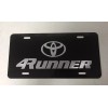BLVD Toyota 4Runner Car Tag Diamond Etched on Black Aluminum