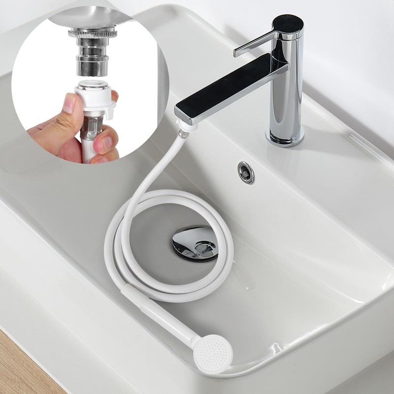 Hose for Sink Faucet, Quick Connect Hose for Bathroom, Kitchen,