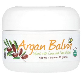Sierra Bees Argan Balm with Cocoa & Shea Butters, 1 oz (28 g)