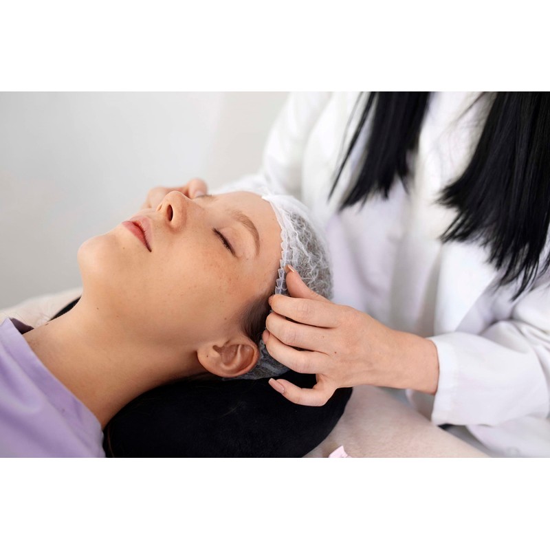 SAFEKO Unisex Polypropylene Bouffant Caps, 100 Count [WHITE | 21"]