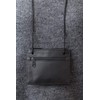 Neck purse pouche LEAS, Genuine Leather, black - ''LEAS Travel-Line''