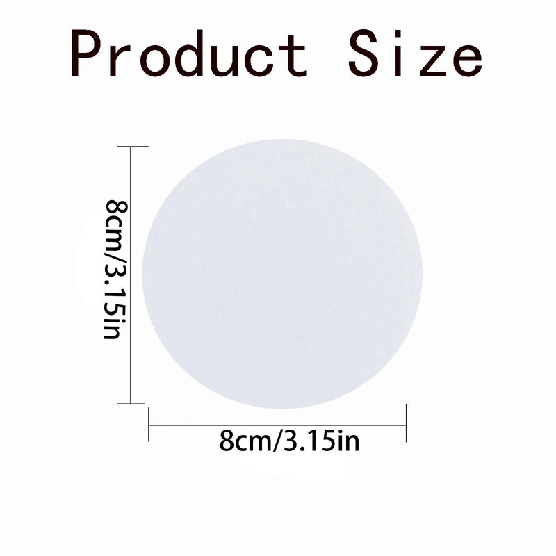 FixItRight Replacement Adhesive Pads for 3.15" Door Stoppers, 10PCS Strong