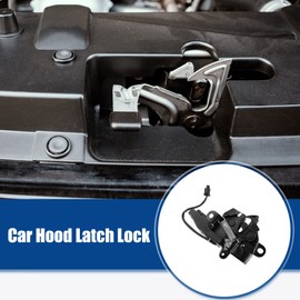 ACROPIX Car Hood Latch Lock Assembly Replacement for Toyota Highlander 2014-2019 No.535100E100 - Pack of 1 Black