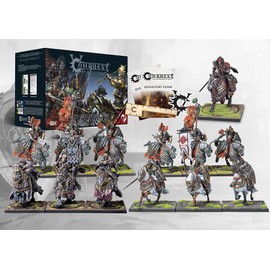 Wargames Delivered para Bellum Wargames Conquest Hundred Kingdoms 5th Anniversary Supercharged Starter Set, 38mm Unpainted Miniatures, Commander, Cavalry, Command Card, Quick Guides & Accessories