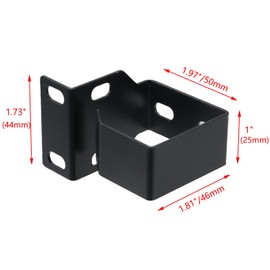 Pastlla 25pcs Vertical Cable Management Wire Organizer Metal Cable Rack Under Desk Server Rack Network Cable Bracket Organizer Hook Mount Set for Patch Cables, Fiber Optic, Power Cords (Black D#)