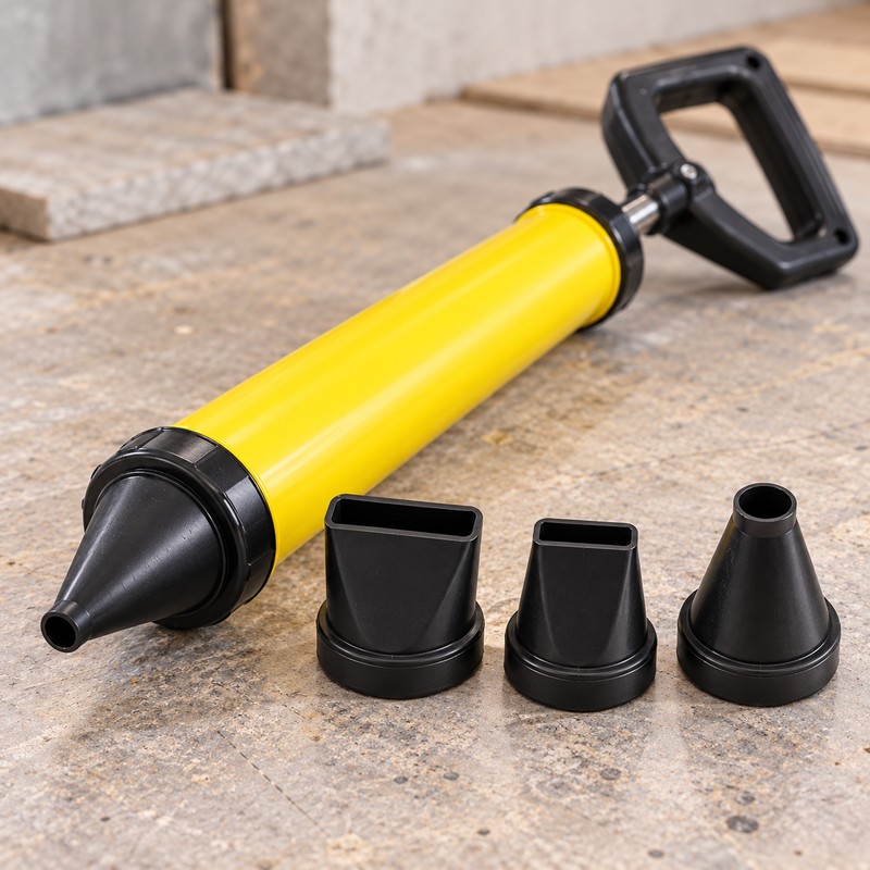 Manual Grouting Gun Mortar Sprayer Applicator with 4 Nozzles, Cement